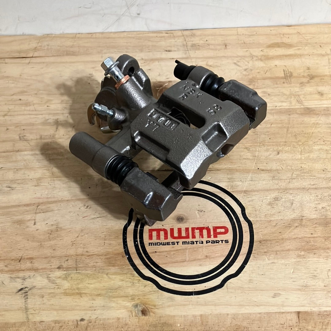 Power Stop 90-93 Mazda Miata Rear Red Calipers w/Brackets - Pair main image 1