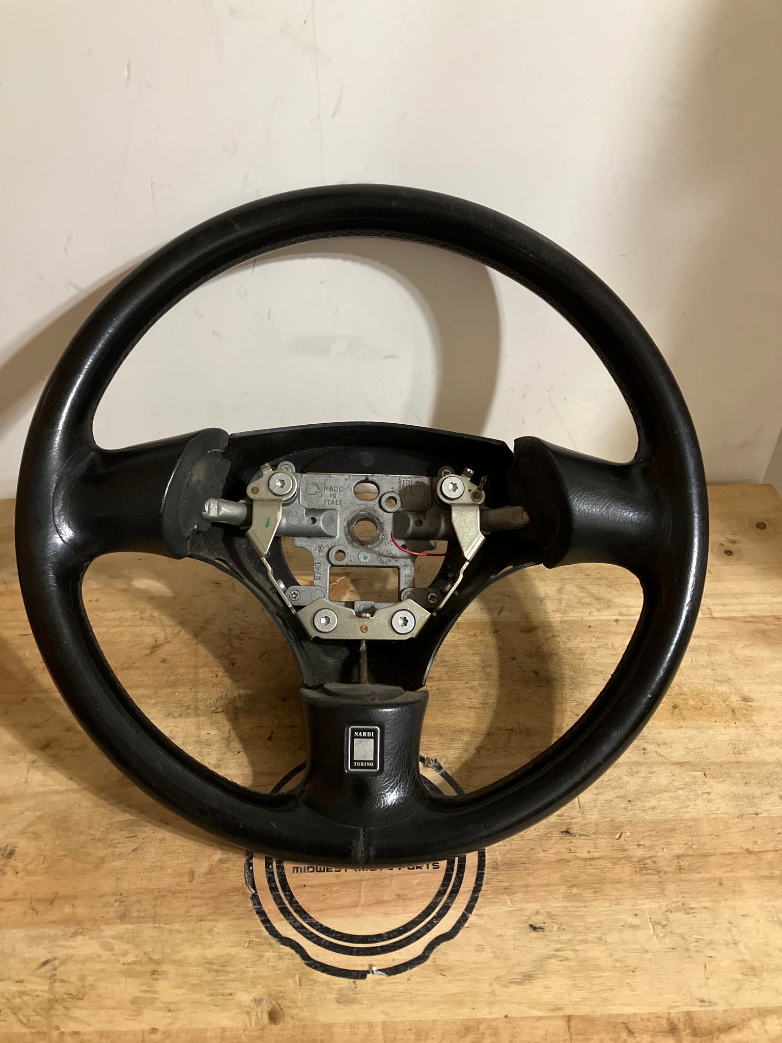 1999-2005 Mazda Miata Nardi Leather Steering wheel no airbag
