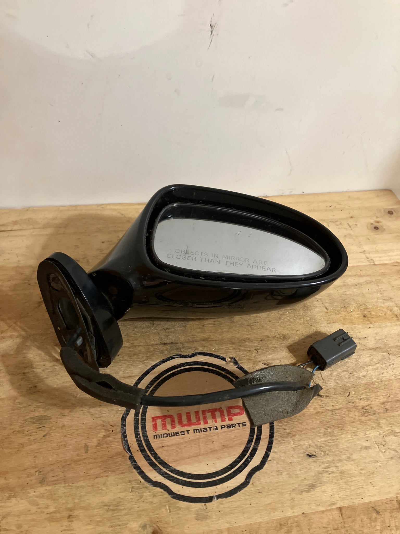 1999-2005 Mazda Miata Passenger Side Right Mirror NC11-69-120F (Black)