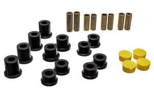 1990-2005 Mazda Miata Energy Suspension Polyurethane Energy Suspension Front Control Arm Bushing Set (Black) 11.3105G