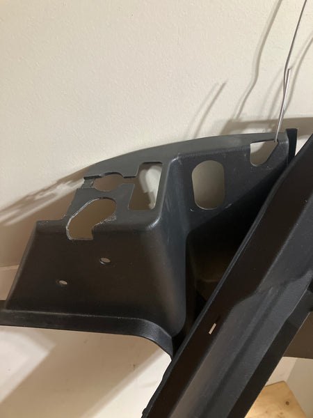 1994-1997 Mazda Miata B Pillar Trim (Black) with (Hardtop Side Striker Cut Out) Black NA76-68