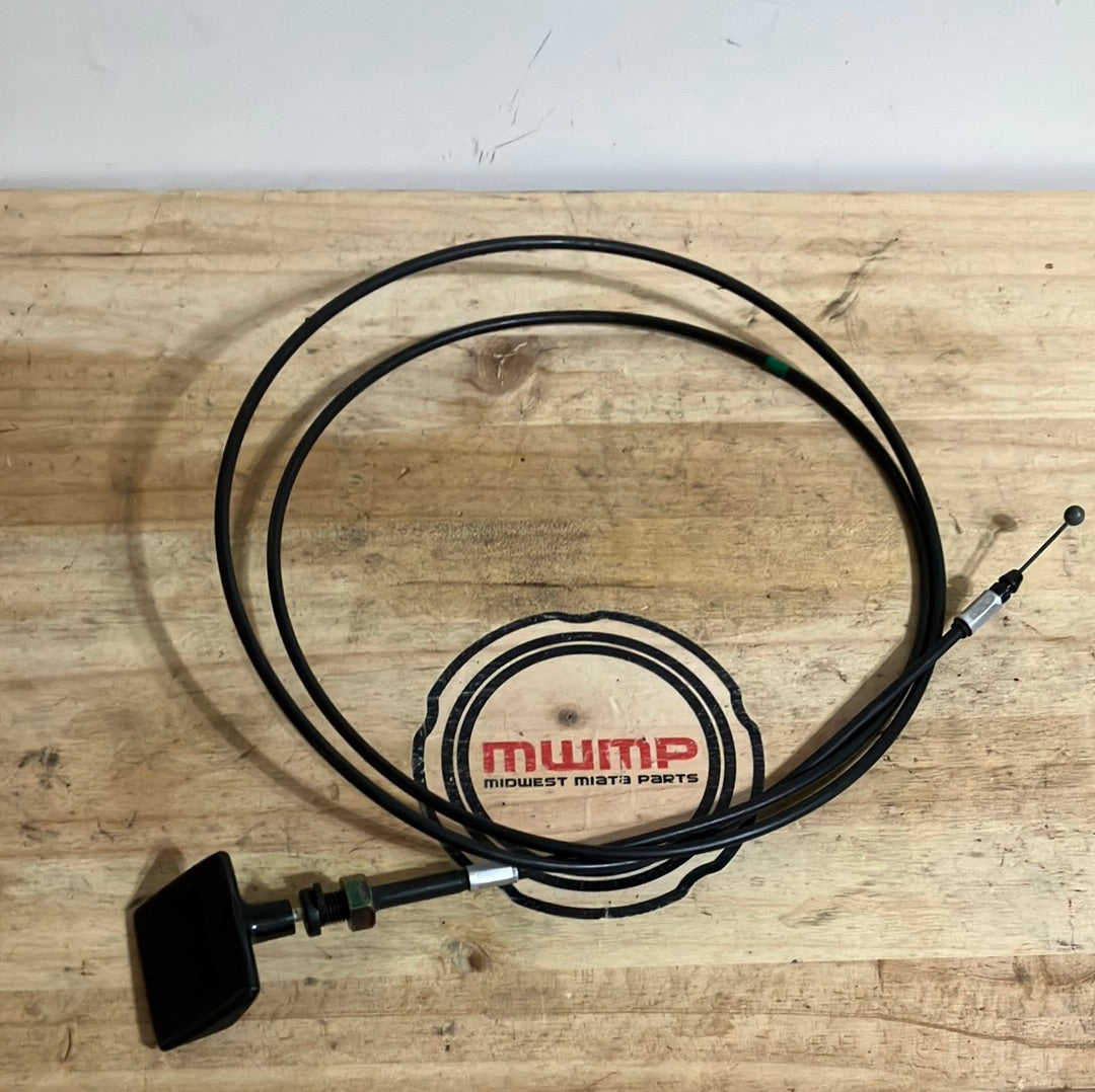 19901997 Mazda Miata Hood Release Cable NA0156750D Midwest Miata Parts