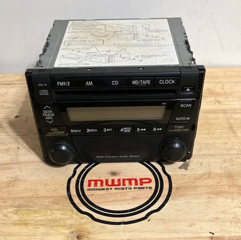 2001-2003 Mazda Miata AM/FM/CD Player Stereo Radio NC72-66-9R0