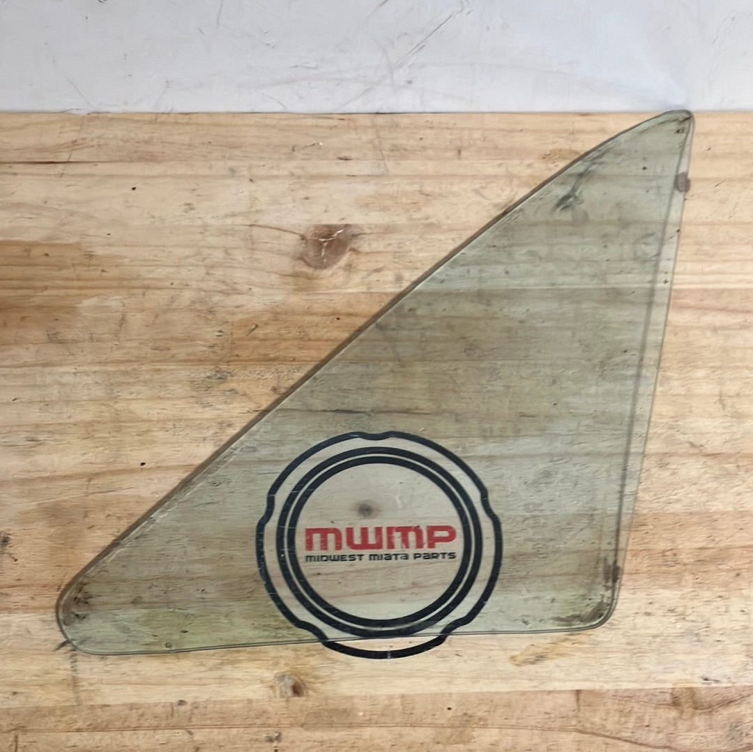 1990-2005 Mazda Miata Drivers Vent Window Glass (Left) NB39-59-661A