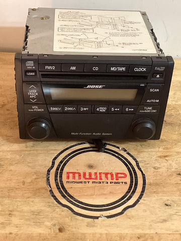 2001-2003 Mazda Miata BOSE AM/FM/CD Player Stereo Radio NC77-66-9RX