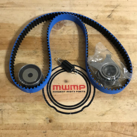 1990-2005 Mazda Miata Gates Blue Racing Timing Belt Kit