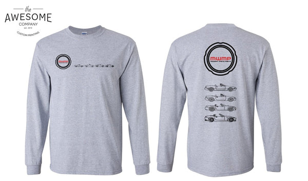 Long Sleeve Midwest Miata Parts T-Shirt