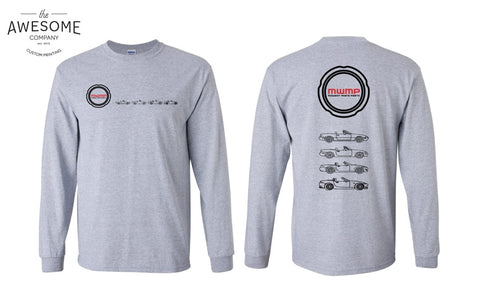 Long Sleeve Midwest Miata Parts T-Shirt