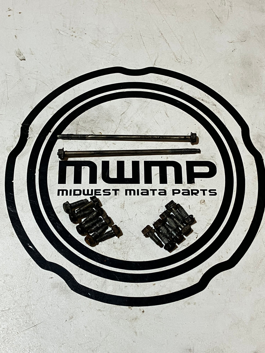 19902005 Mazda Miata Oil Pan Bolt Kit (18) Midwest Miata Parts