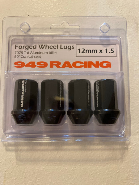 949 Racing 12X1.5 Lightweight Forged 7075 T-6 Aluminum Hex Lug Nuts