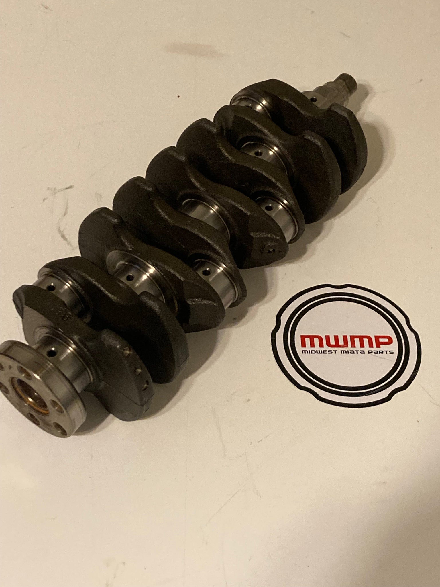 1990-1991 Mazda Miata Engine Crank Shaft 1.6 SNC Short Nose Cleaned and Polished