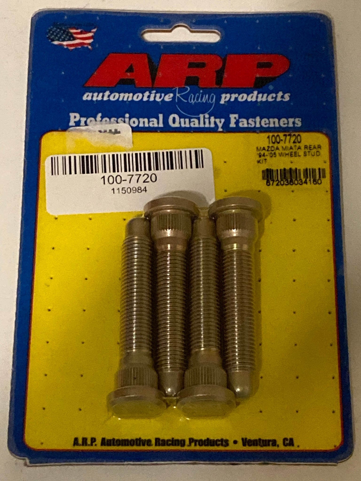 1994-2005 Mazda Miata ARP Extended Rear Wheel Stud Kit (4 Studs)