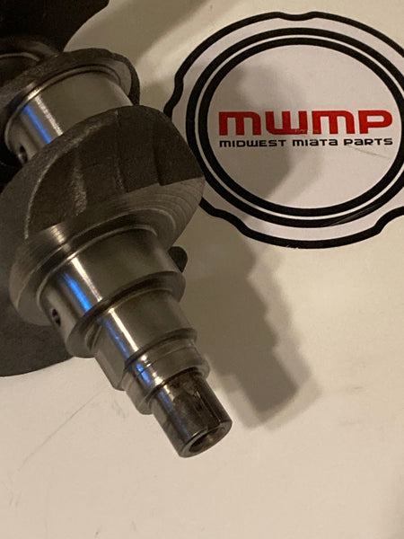1990-1991 Mazda Miata Engine Crank Shaft 1.6 SNC Short Nose Cleaned and Polished