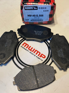 1994-2000 Mazda Miata SM Spec Miata Hawk DTC60 Front Race Brake Pads HB149G.505