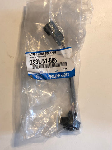 2009-2010 Mazda 6 Fog Lamp Light Cord Plug GS3L-51-688