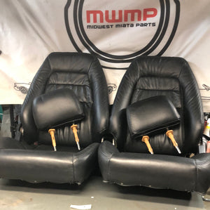 1990-2005 Mazda Miata 1995 Black M Edition Seats Seat Set