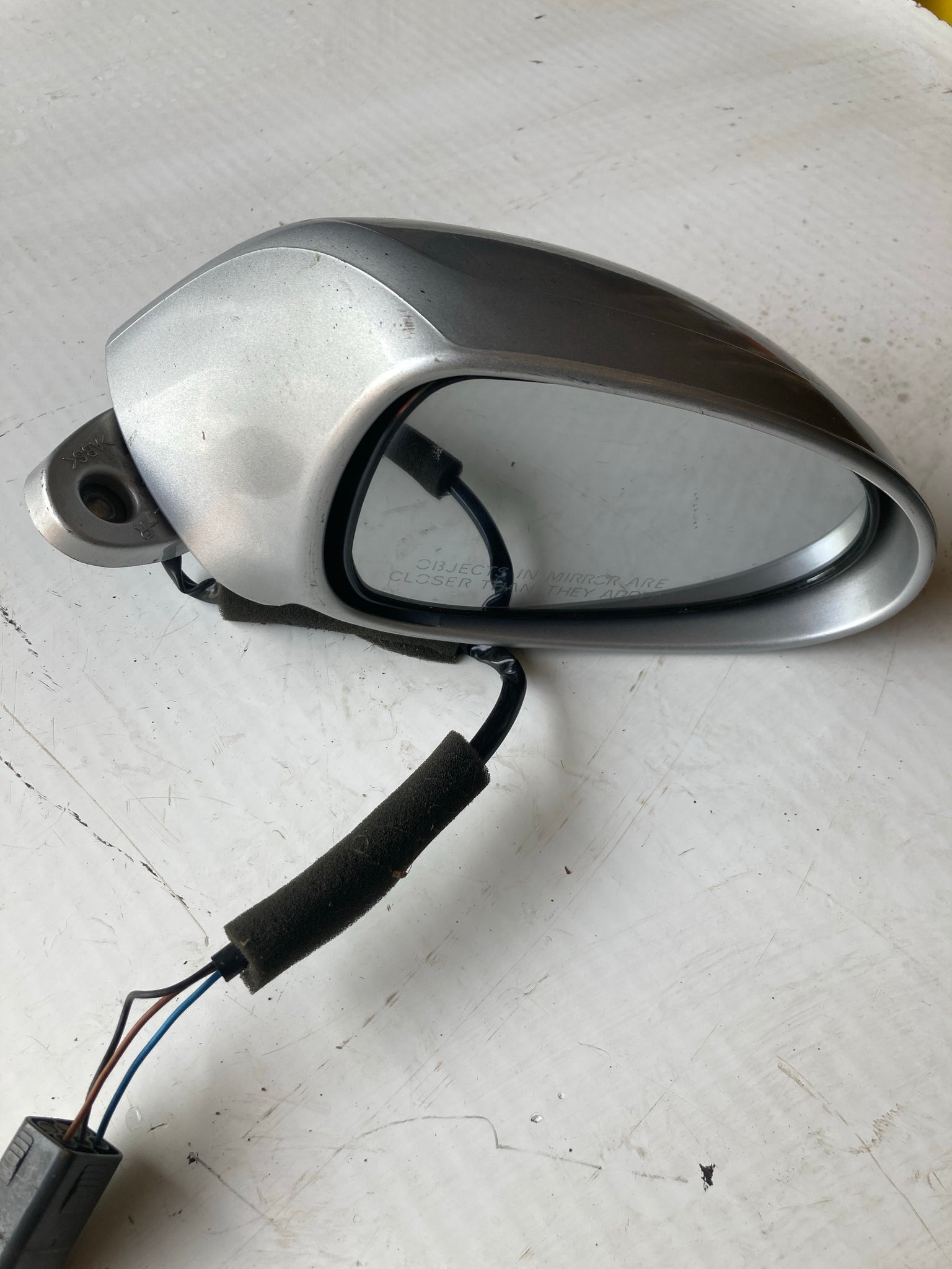 1999-2005 Mazda Miata Passenger Side Right Mirror Silver