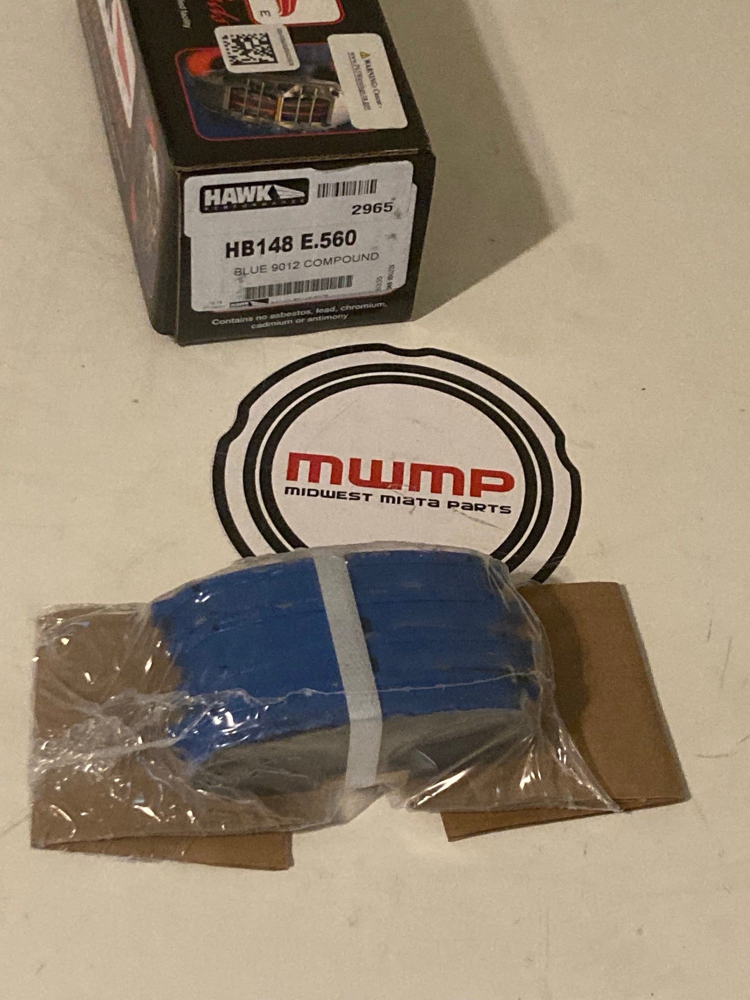 1990-1993 Mazda Miata Hawk Blue Front Brake Pads