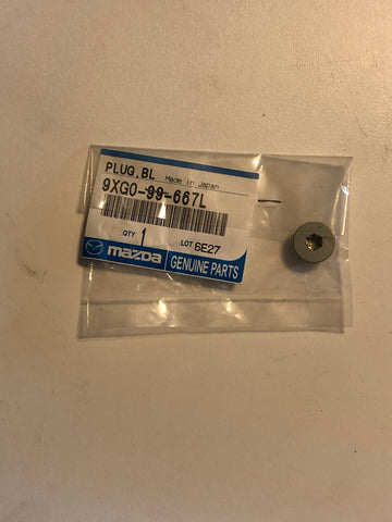 Mazda Blind Timing Cover Plug 9XG0-99-667L